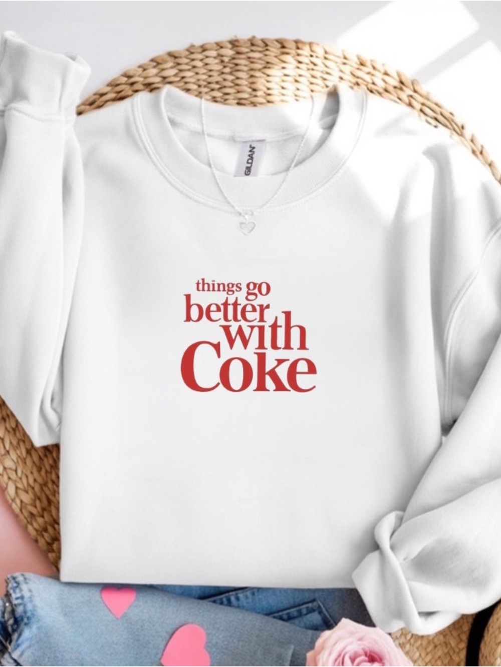 Things Go Better With Coke Aesthetic Soda Lover Sweatshirt